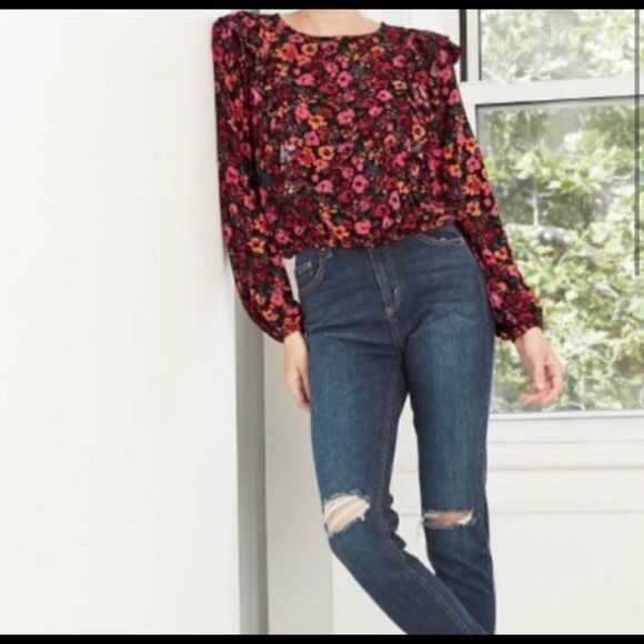 Wild Fable Floral Top - Picture 1 of 9
